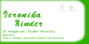 veronika minder business card